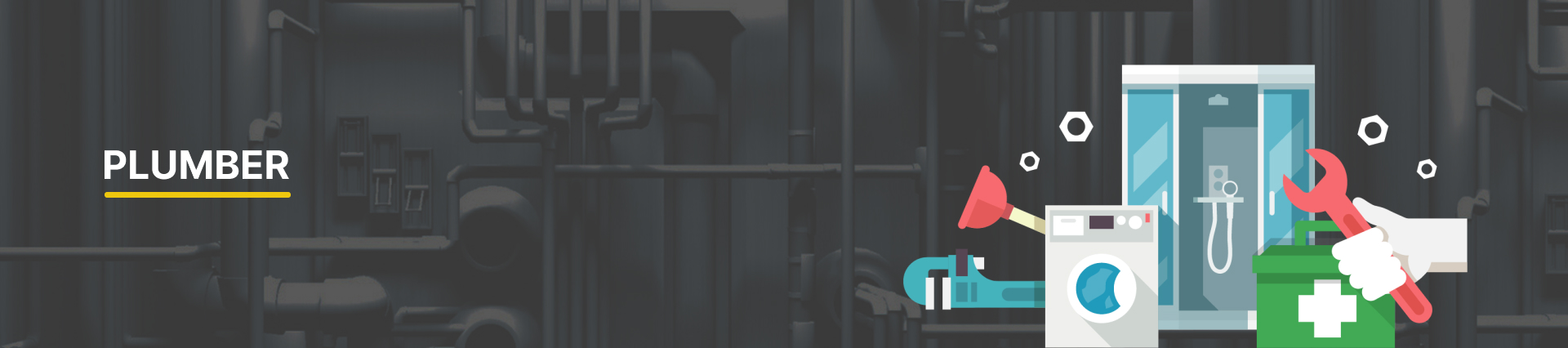 Plumbing & sanitary shop Banner